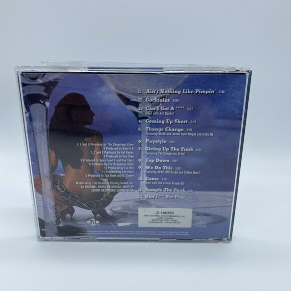Cocktails by Too $hort (CD, 1995) Rap Hip Hop Ant Banks 2Pac MC Breed JIVE - Picture 3 of 3